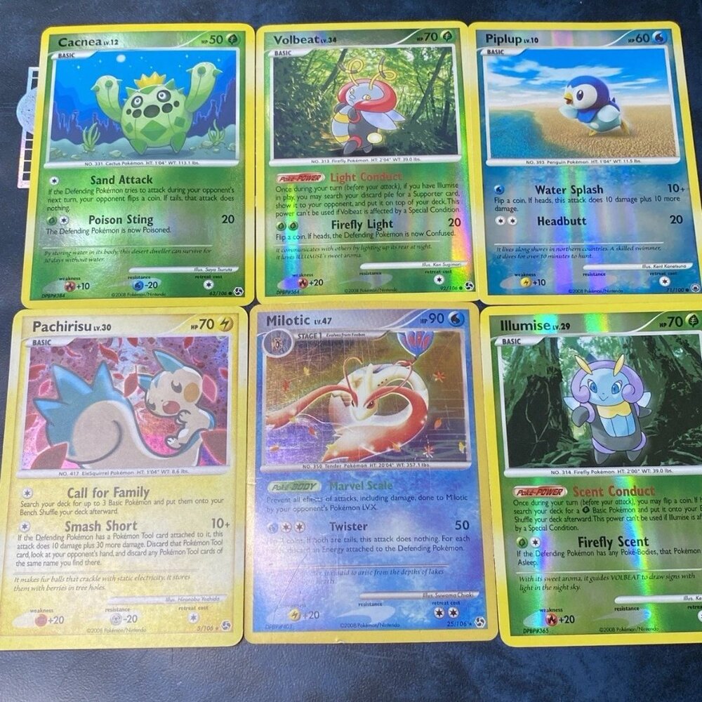 Pokémon Holo Lot Milotic DP Era Reverse Holos 2008  A